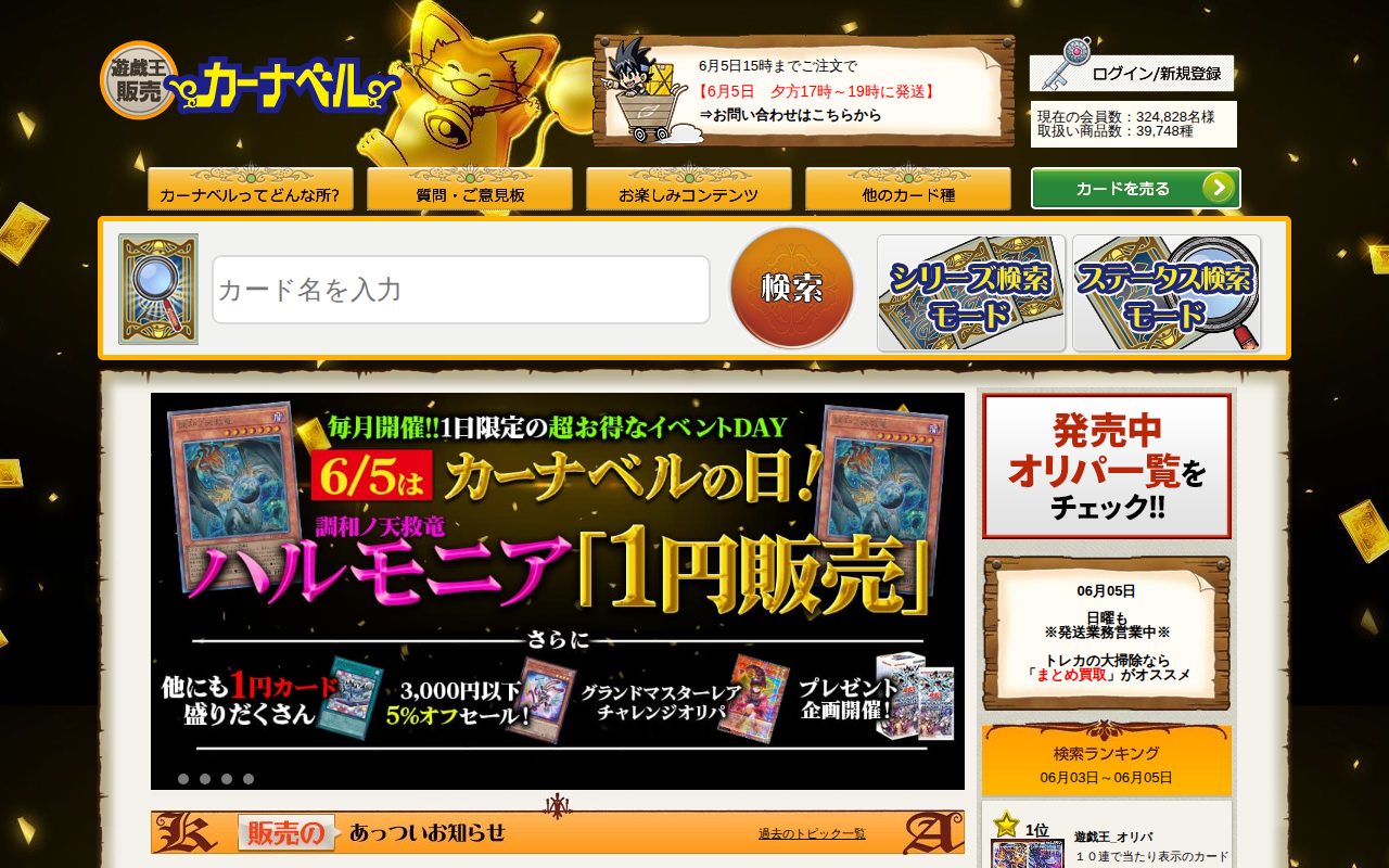 カーナベル公式サイト